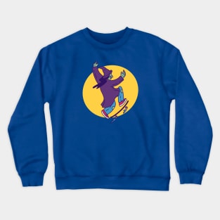 Witches skateboarding Crewneck Sweatshirt